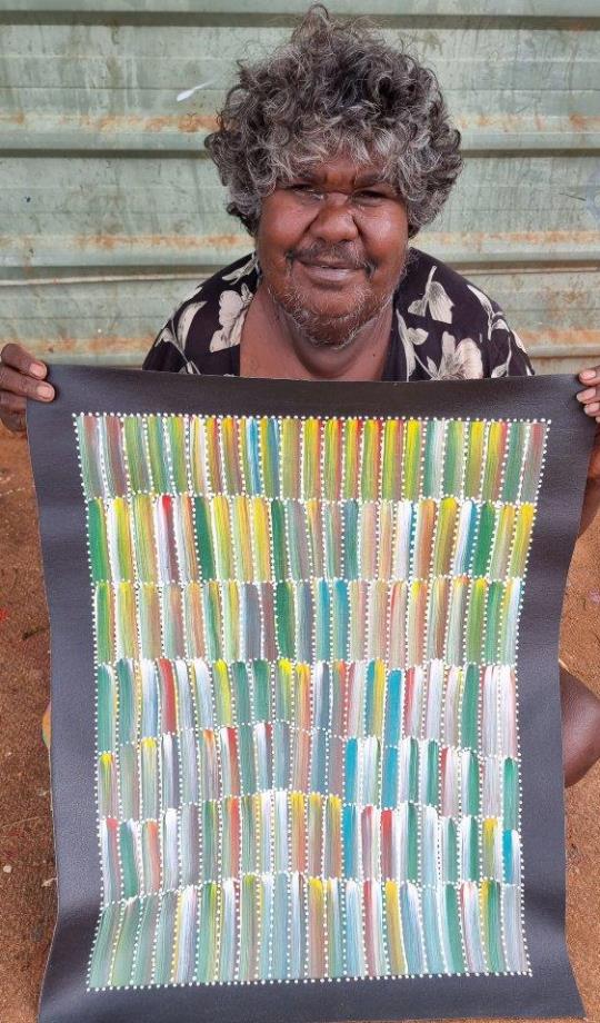 Jeannie Mills Pwerle Aboriginal Art