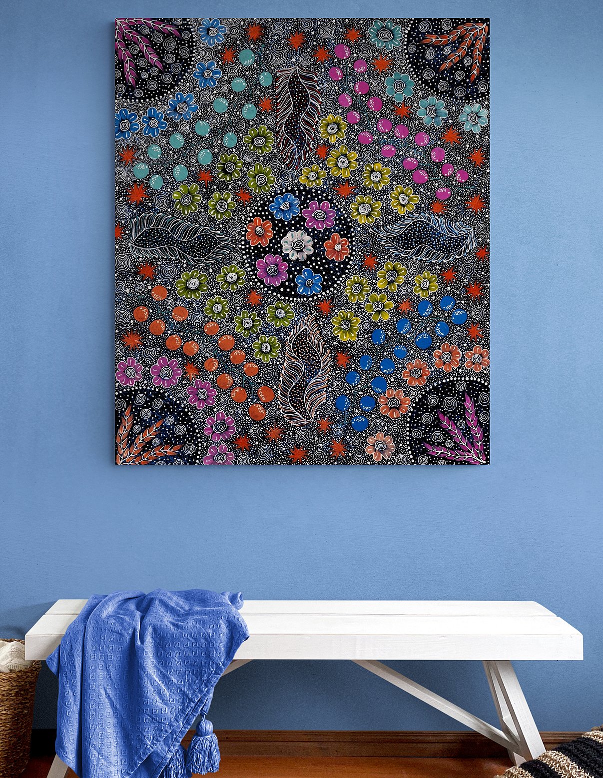 Tanya Nangala Price / Wild Bush Flowers (TP79) - Image 3