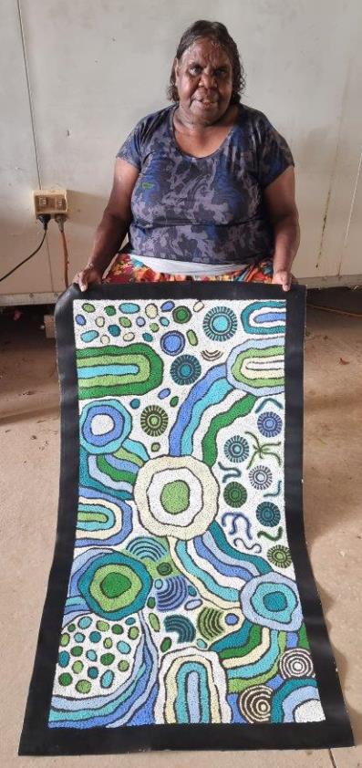 Nellie Marks Nakamarra Aboriginal Art