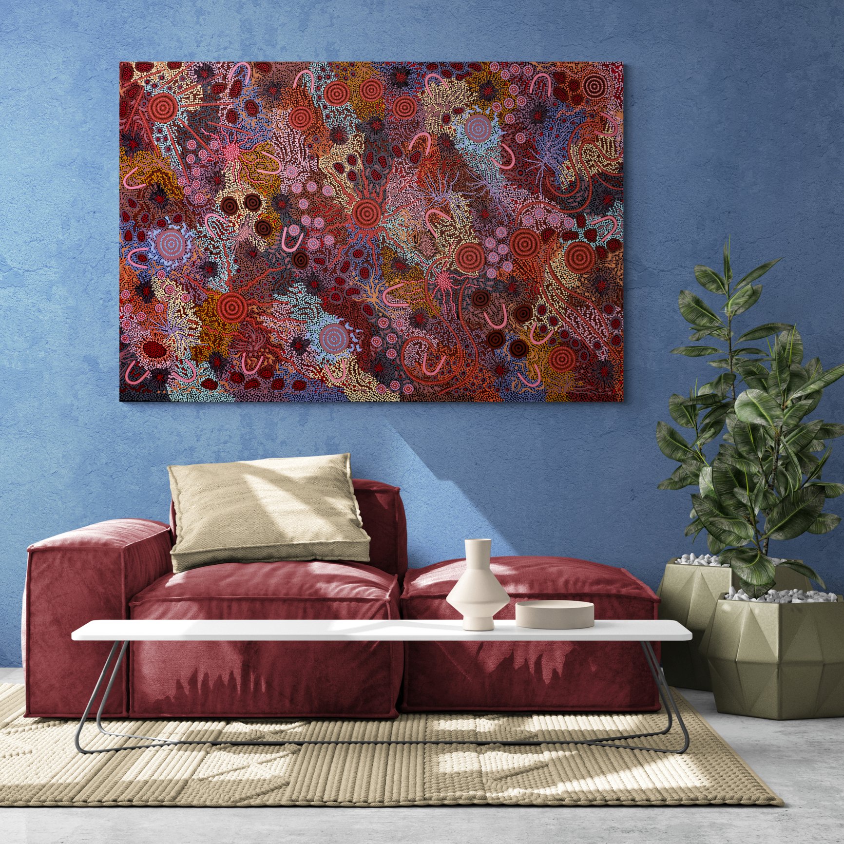 Gabriella Possum Nungurrayi / Grandmother's Country (18523) - Image 3