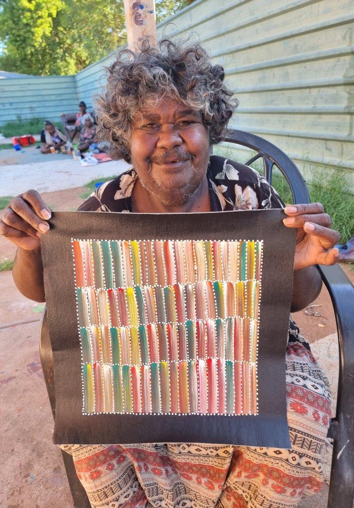 Jeannie Mills Pwerle Aboriginal Art
