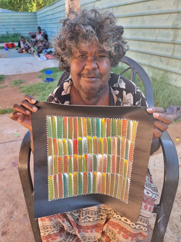 Jeannie Mills Pwerle Aboriginal Art