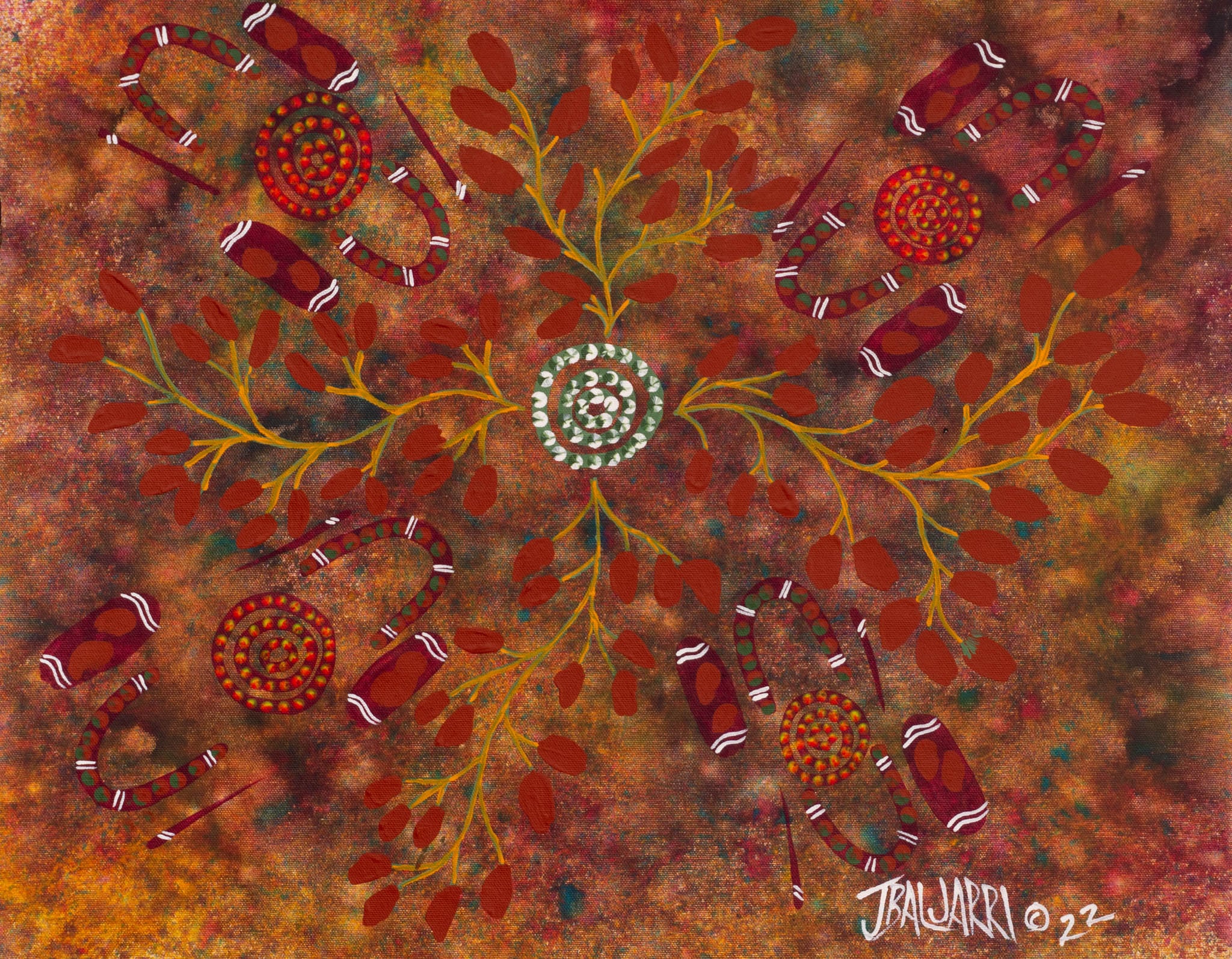 Steven Jabaljarri Sutton Aboriginal Art