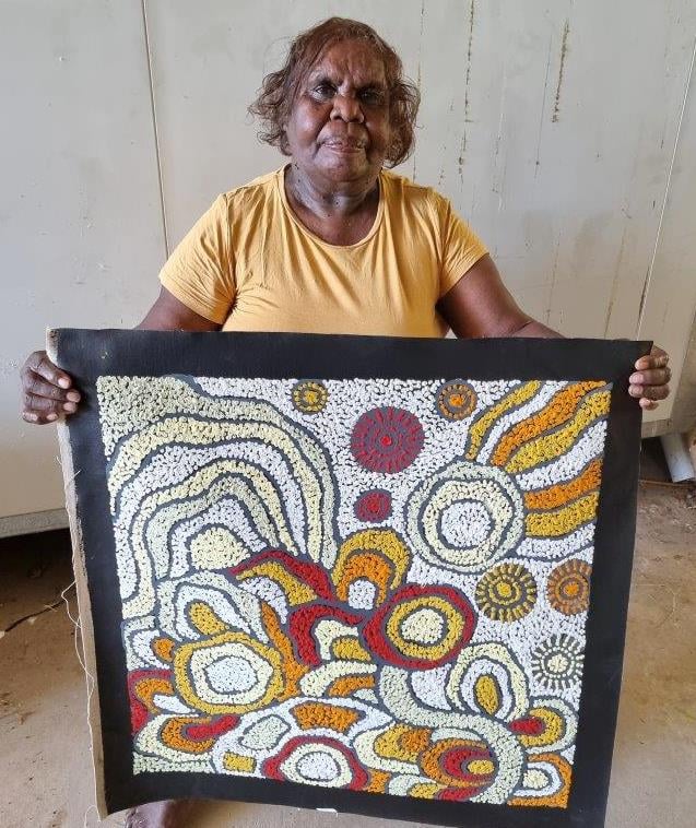 Nellie Marks Nakamarra Aboriginal Art