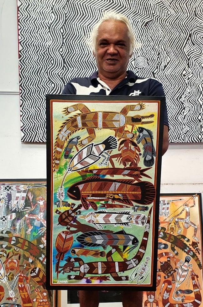 Rodney King Jungala Aboriginal Art