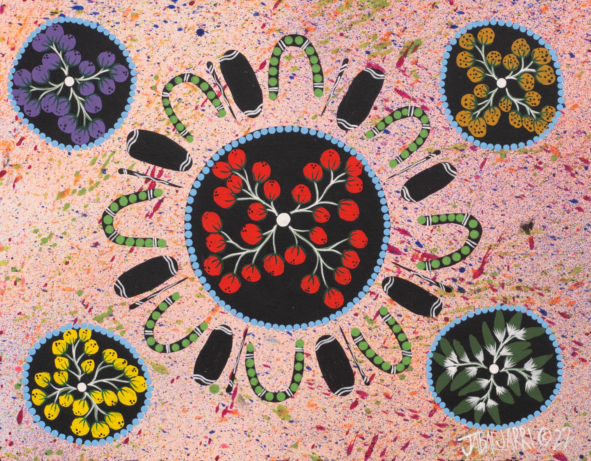 Steven Jabaljarri Sutton Aboriginal Art