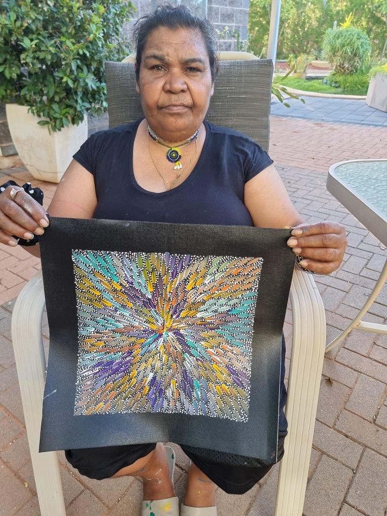 Bernadine Johnson Kemarre Aboriginal Art