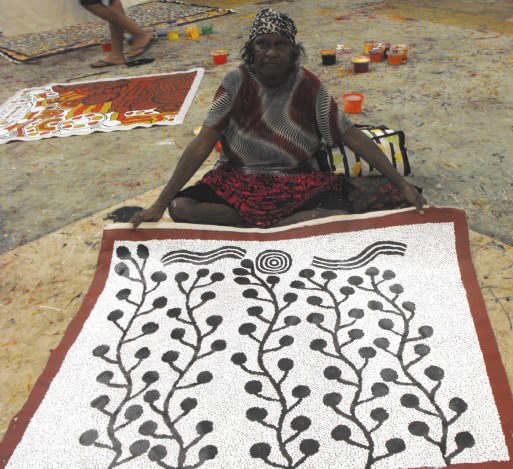 Mavis Jugadai Napaltjarri Aboriginal Art