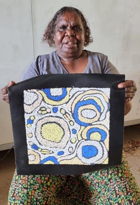 Nellie Marks Nakamarra Aboriginal Art