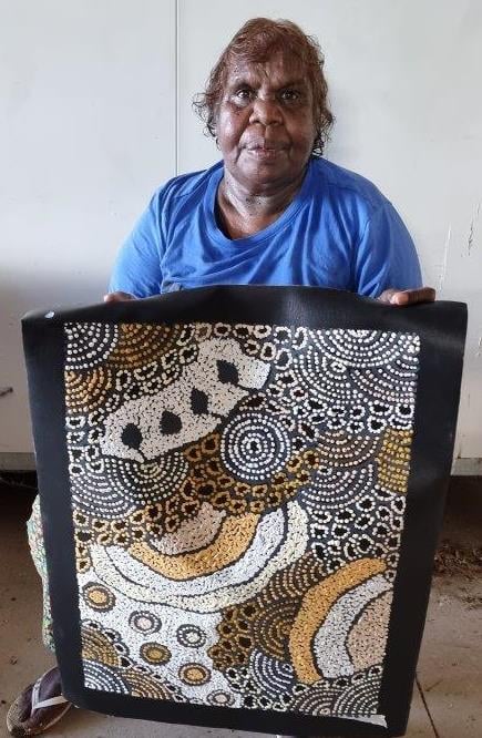 Nellie Marks Nakamarra Aboriginal Art