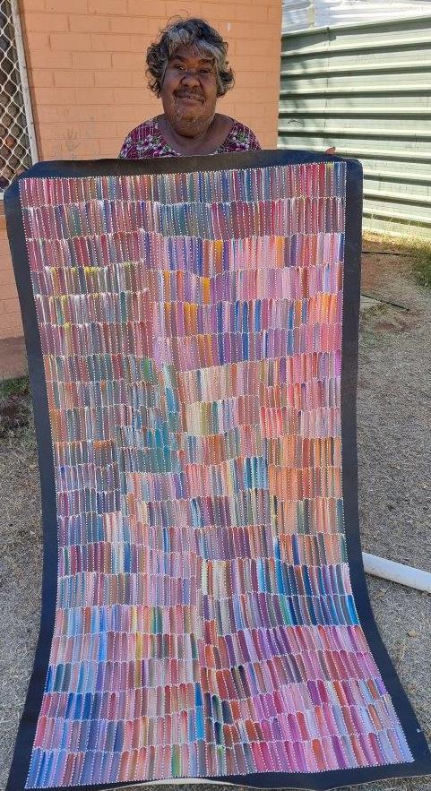 Jeannie Mills Pwerle Aboriginal Art