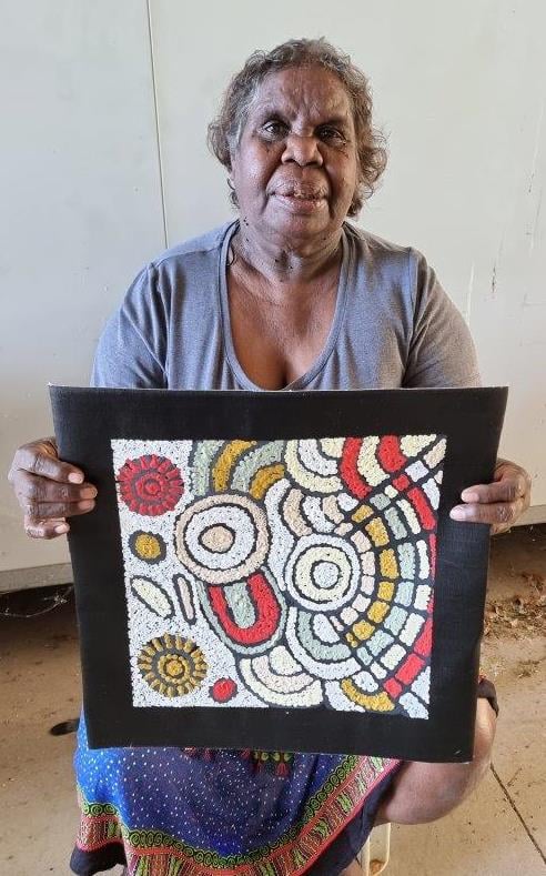 Nellie Marks Nakamarra Aboriginal Art