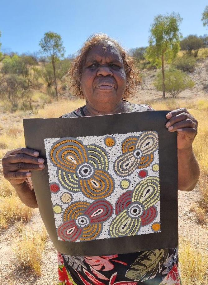 Nellie Marks Nakamarra Aboriginal Art