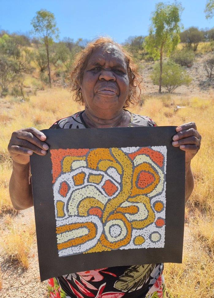 Nellie Marks Nakamarra Aboriginal Art