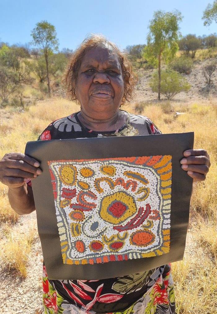 Nellie Marks Nakamarra Aboriginal Art