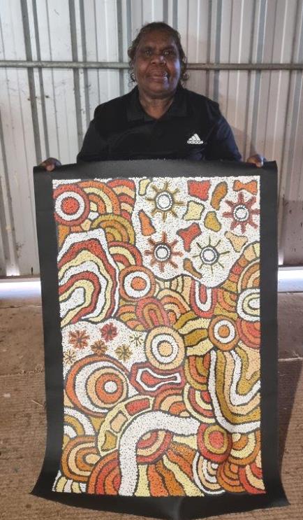 Nellie Marks Nakamarra Aboriginal Art