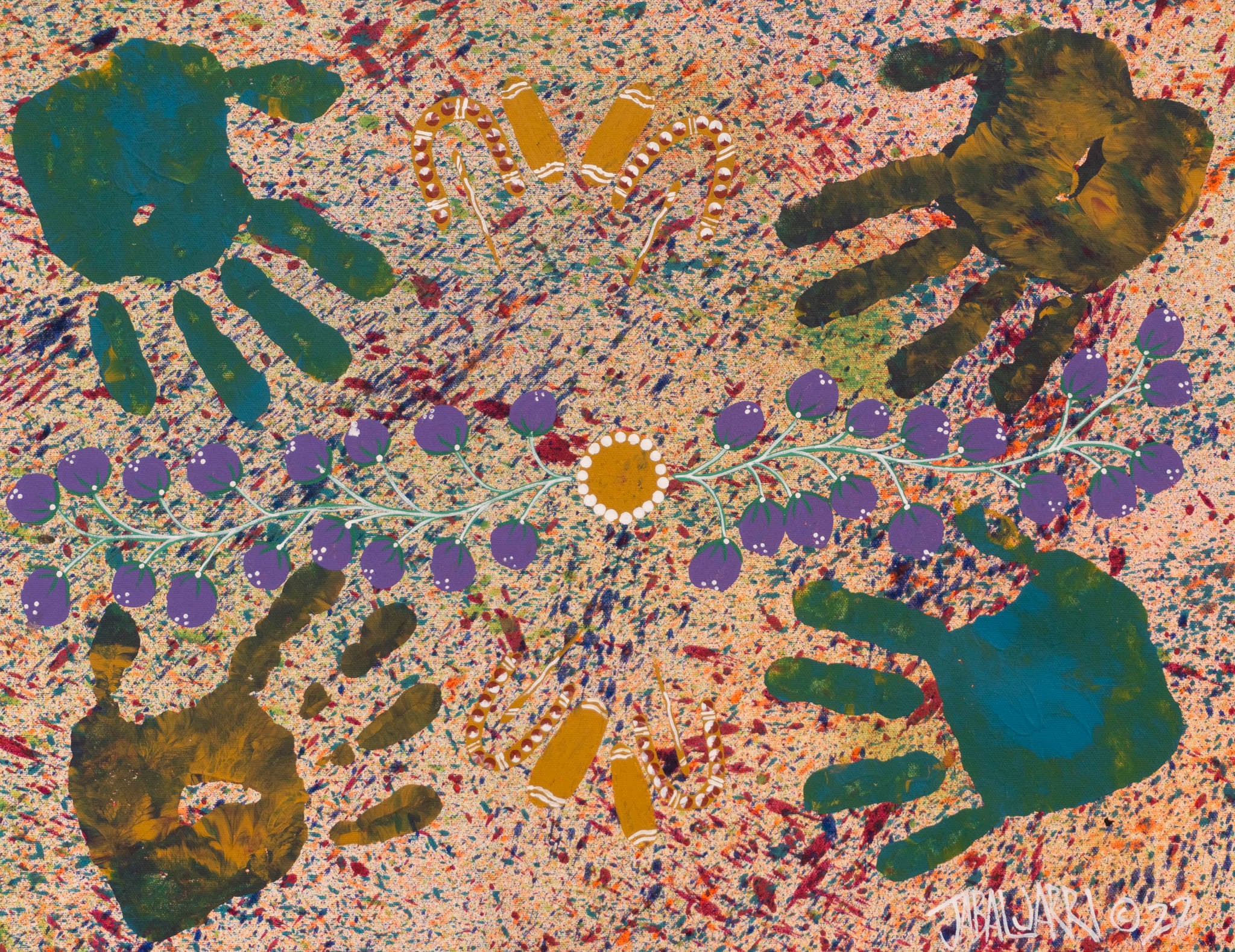 Steven Jabaljarri Sutton Aboriginal Art