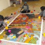 Janice Woods, Casseyanne Woods and Francine Kulitja Aboriginal Art