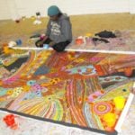 Janice Woods, Casseyanne Woods and Francine Kulitja Aboriginal Art