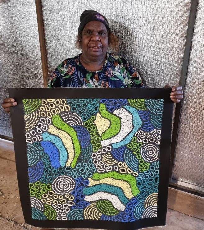 Nellie Marks Nakamarra Aboriginal Art