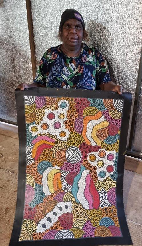 Nellie Marks Nakamarra Aboriginal Art
