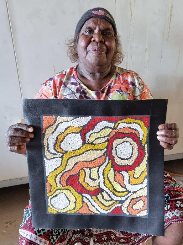 Nellie Marks Nakamarra Aboriginal Art