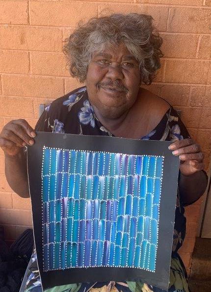 Jeannie Mills Pwerle Aboriginal Art