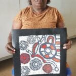 Nellie Marks Nakamarra Aboriginal Art