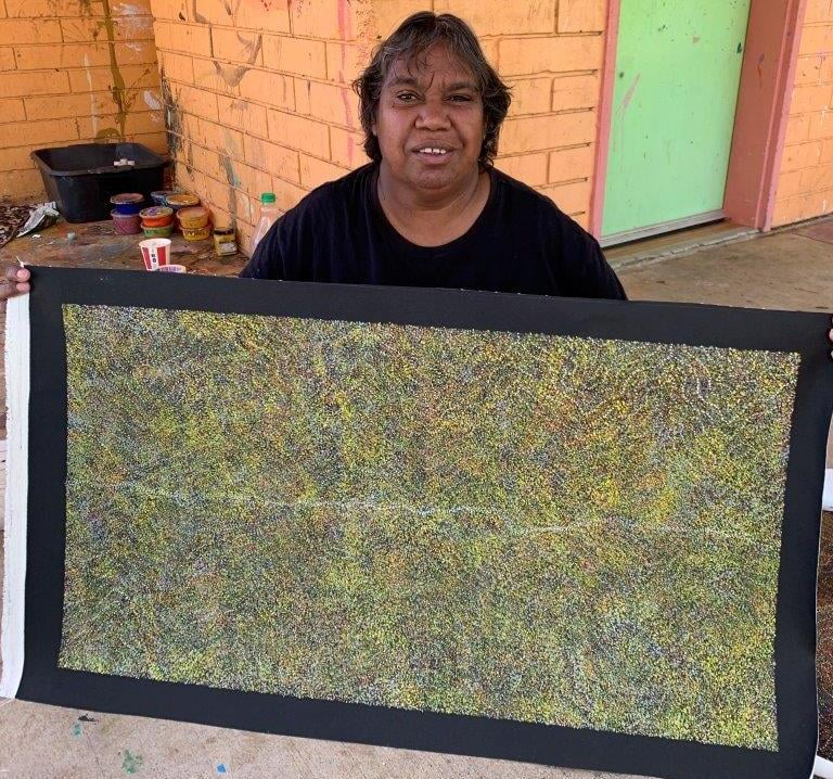 Annie Nelson Napangardi Aboriginal Art