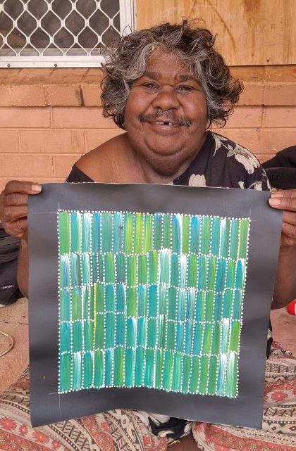 Jeannie Mills Pwerle Aboriginal Art