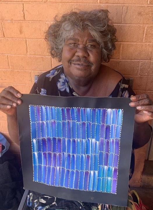 Jeannie Mills Pwerle Aboriginal Art