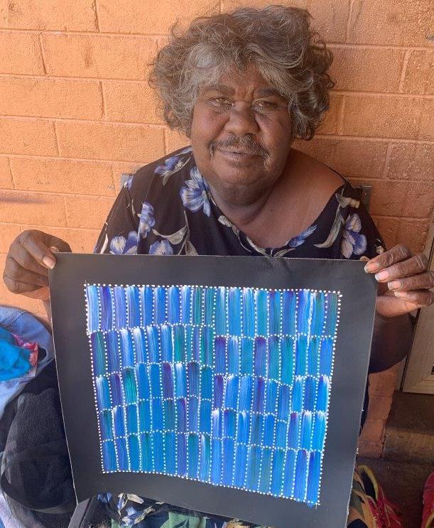 Jeannie Mills Pwerle Aboriginal Art