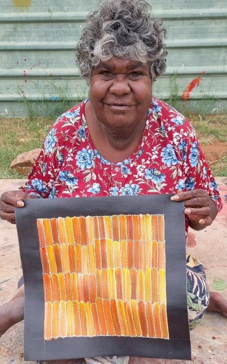 Jeannie Mills Pwerle Aboriginal Art