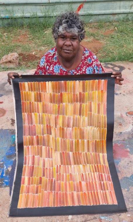 Jeannie Mills Pwerle Aboriginal Art
