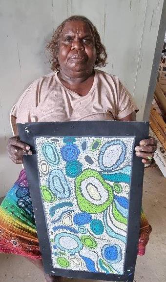 Nellie Marks Nakamarra Aboriginal Art