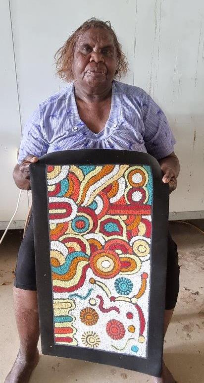Nellie Marks Nakamarra Aboriginal Art