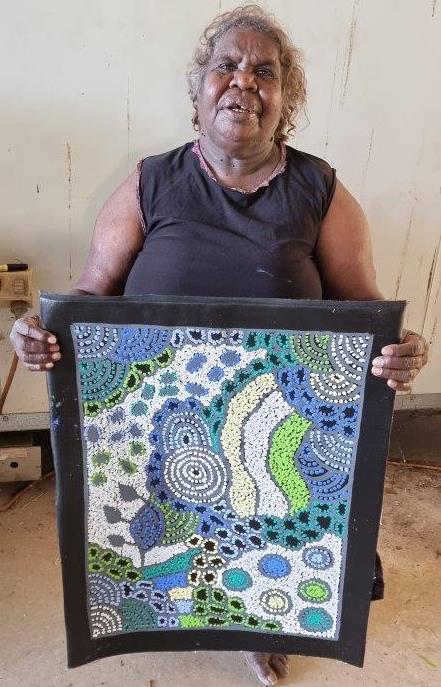 Nellie Marks Nakamarra Aboriginal Art