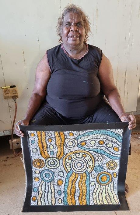 Nellie Marks Nakamarra Aboriginal Art