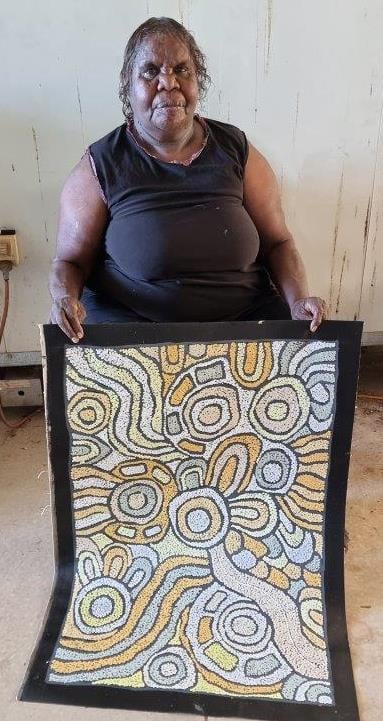 Nellie Marks Nakamarra Aboriginal Art