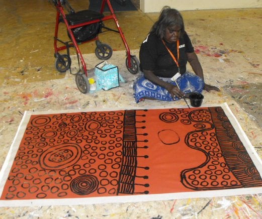 Yinarupa Nangala Aboriginal Art