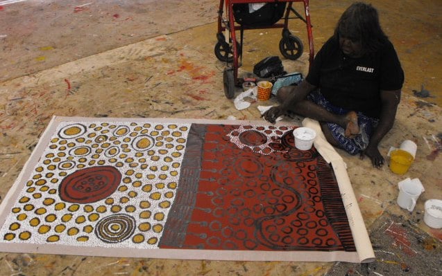 Yinarupa Nangala Aboriginal Art