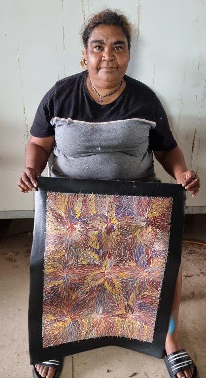 Bernadine Johnson Kemarre Aboriginal Art