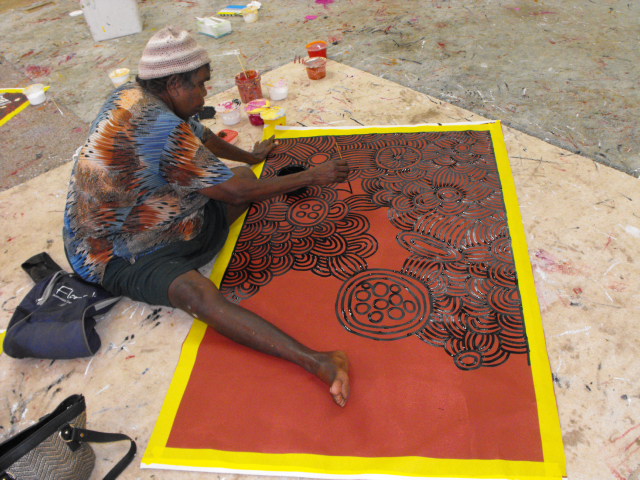 Fiona Young Napanangka Aboriginal Art