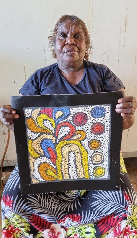 Nellie Marks Nakamarra Aboriginal Art