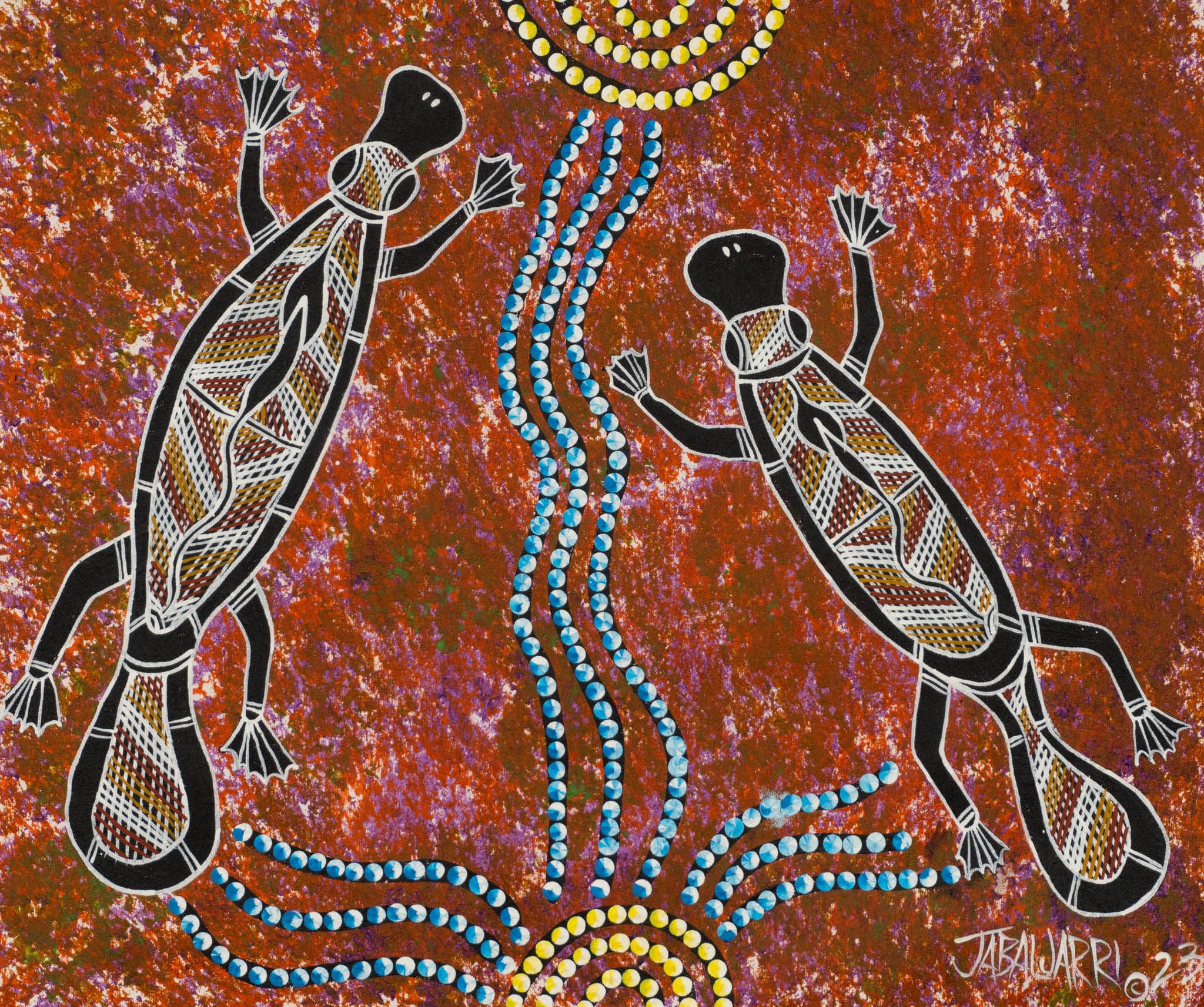 Steven Jabaljarri Sutton Aboriginal Art
