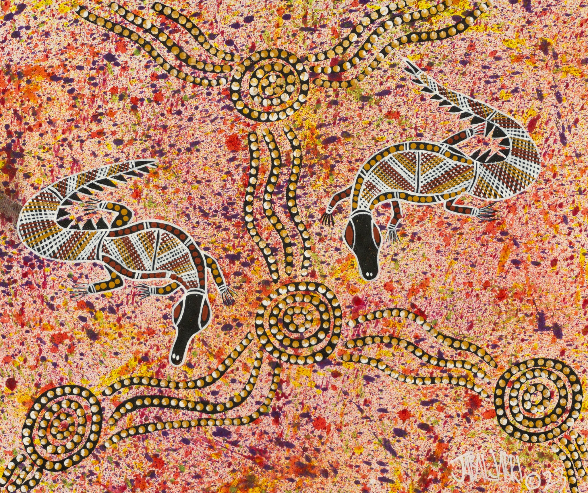 Steven Jabaljarri Sutton Aboriginal Art
