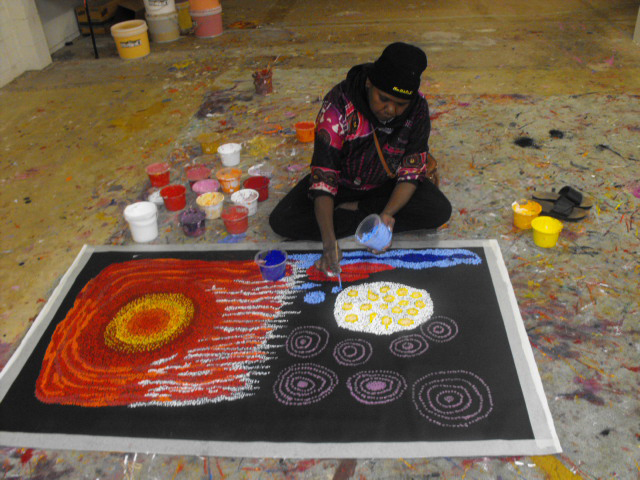 Samantha Daniels Napaltjarri Aboriginal Art