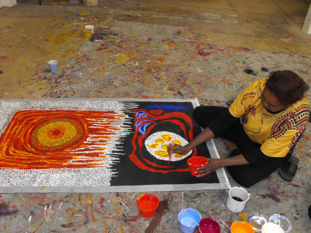 Samantha Daniels Napaltjarri Aboriginal Art