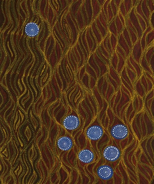 Justinna Napaljarri Sims Aboriginal Art
