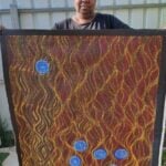 Justinna Napaljarri Sims Aboriginal Art